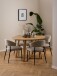 Esstisch >Malika< in Eiche, MDF - 75x120cm (HxD)