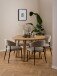 Esstisch >Malika< in Eiche, MDF - 75x120cm (HxD)