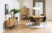 Sideboard >Jaipur< in Wildeiche, MDF, Stahl - 180x70x40cm (BxHxT)