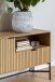 Sideboard >Jaipur< in Wildeiche, MDF, Stahl - 180x70x40cm (BxHxT)