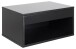 Nachtkommode >Cholet< in schwarz, MDF - 50x24,3x35cm (BxHxT)