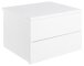 Nachtkommode >Avignon< in weiss, MDF - 37x24,6x32cm (BxHxT)