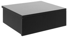 Nachttisch >Avignon< in schwarz, MDF - 37x13x32cm...