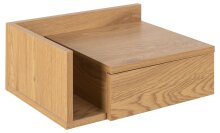 Nachtkommode >Ashlan< in Wildeiche, MDF - 40x16,5x32cm (BxHxT)