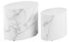 Satztisch >Mice< (2-teilig) in weiss, MDF - 33x40x48cm (BxHxT)