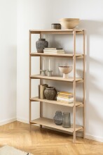 Standregal >Braidwood< in Eiche weiss pigmentiert,...