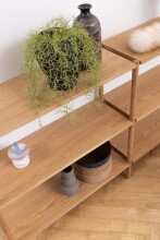 Standregal >Braidwood< in Eiche, MDF - 169x88,4x30cm (BxHxT)