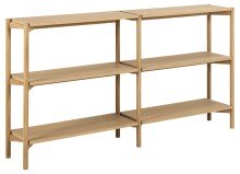 Standregal >Braidwood< in Eiche, MDF -...