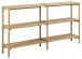 Standregal >Braidwood< in Eiche, MDF - 169x88,4x30cm (BxHxT)