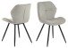 Polsterstuhl >Petri< (2er-Set) in sand, Polyester, Stahl - 48x82,5x55cm (BxHxT)