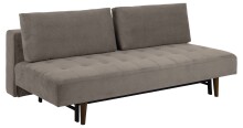 Schlafsofa >Blain< in Beige, Stoff, Rubberwood -...