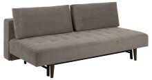 Schlafsofa >Blain< in Beige, Stoff, Rubberwood -...