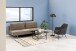 Schlafsofa >Blain< in Beige, Stoff, Rubberwood - 200x83x105cm (BxHxT)