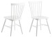 Esszimmerstuhl >Riano< (2er-Set) in weiss, Rubberwood - 50,5x86x49,5cm (BxHxT)