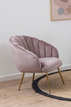 Loungesessel >Daniella< in dusty rose, gold,...