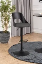 Barhocker >Lucy< (2er-Set) in Grau, Polyester,...