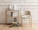 Armlehnstuhl >Ann< (2er-Set) in Beige, gold - 54,5x77,5x54 (BxHxT)