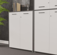 Schranktür >KEFLAVIK< in weiss - 79,1x108,5x1,5cm (BxHxT)