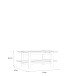 Couchtisch >COFFEE TABLES< in Grau / Artisan Eiche Dekor - 110x45,5x60cm (B/H/T)