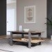 Couchtisch >COFFEE TABLES< in Grau / Artisan Eiche Dekor - 110x45,5x60cm (B/H/T)
