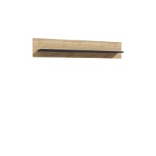 Wandregal >JYTANA< in Mauvella Eiche Dekor - 160x29,6x21,9cm (BxHxT)