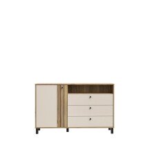 Kommode >KILLARNEY< in Sand / Mauvella Eiche Dekor...