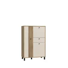 Highboard >KILLARNEY< in Sand / Mauvella Eiche...
