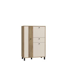 Highboard >KILLARNEY< in Sand / Mauvella Eiche...