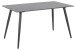 Esstisch >Wicklow< in schwarz, Keramik, Stahl - 140x75x80cm (BxHxT)