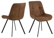 Polsterstuhl >Waylor< (2er-Set) in camel,...