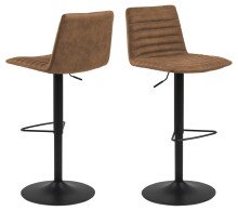Barhocker >Kimmy< (2er-Set) in camel, Polyester....