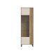 Vitrine >KILLARNEY< in Sand/ Mauvella Eiche Dekor - 63,4x195,8x42cm (BxHxT)