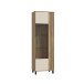 Vitrine >KILLARNEY< in Sand/ Mauvella Eiche Dekor - 63,4x195,8x42cm (BxHxT)