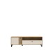 Lowboard >KILLARNEY< in Sand/ Mauvella Eiche Dekor - 158,1x48,6x42cm (BxHxT)