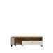 Lowboard >KILLARNEY< in Sand/ Mauvella Eiche Dekor - 158,1x48,6x42cm (BxHxT)