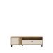 Lowboard >KILLARNEY< in Sand/ Mauvella Eiche Dekor - 158,1x48,6x42cm (BxHxT)