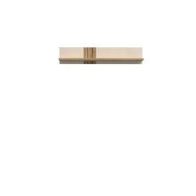 Wandboard >KILLARNEY< in Sand / Mauvella Eiche Dekor - 120x24x21,5cm (BxHxT)