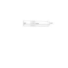 Wandboard >KILLARNEY< in Sand / Mauvella Eiche Dekor - 120x24x21,5cm (BxHxT)