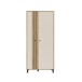 Kleiderschrank >KILLARNEY< in Sand / Mauvella Eiche Dekor - 88,1x195,8x52,7cm (BxHxT)