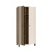 Kleiderschrank >KILLARNEY< in Sand / Mauvella Eiche Dekor - 88,1x195,8x52,7cm (BxHxT)
