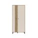 Kleiderschrank >KILLARNEY< in Sand / Mauvella Eiche Dekor - 88,1x195,8x52,7cm (BxHxT)