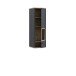 Hängeschrank >LEOKADIA< in Artisan Eiche Dekor / grau - 43,5x126,4x41,4cm (B/H/T)