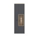 Vitrine >LEOKADIA< in Artisan Eiche Dekor / grau - 73,2x211,1x41,4 (B/H/T)