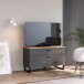 TV-Schrank >LEOKADIA< in Artisan Eiche / grau - 95,4x57,7x41,3cm (B/H/T)