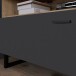 Lowboard >LEOKADIA< in Artisan Eiche Dekor / grau - 214,8x57,7x41,3cm (B/H/T)