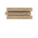 Wandregal >LEOKADIA< in Artisan Eiche Dekor / grau - 195,1x82,8x21,9cm (B/H/T)