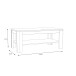 Couchtisch >INFINITUDE< in Weiss Glanz Dekorfolie - 110x45x60cm (BxHxT)