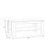 Couchtisch >INFINITUDE< in Weiss Glanz Dekorfolie - 110x45x60cm (BxHxT)