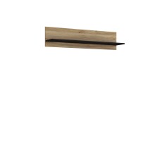 Wandboard >LYA< in Mauvella Eiche / Cabezone Eiche - 110x25x22,9cm (BxHxT)