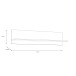 Wandboard >LYA< in Mauvella Eiche / Cabezone Eiche - 110x25x22,9cm (BxHxT)